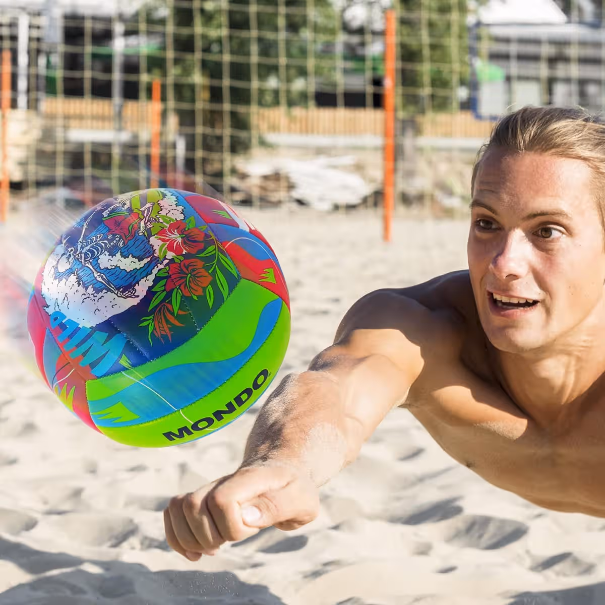 Mondo Beach V. Wild Waves (Size 5) Volleyball Unisex, 3-4 Years