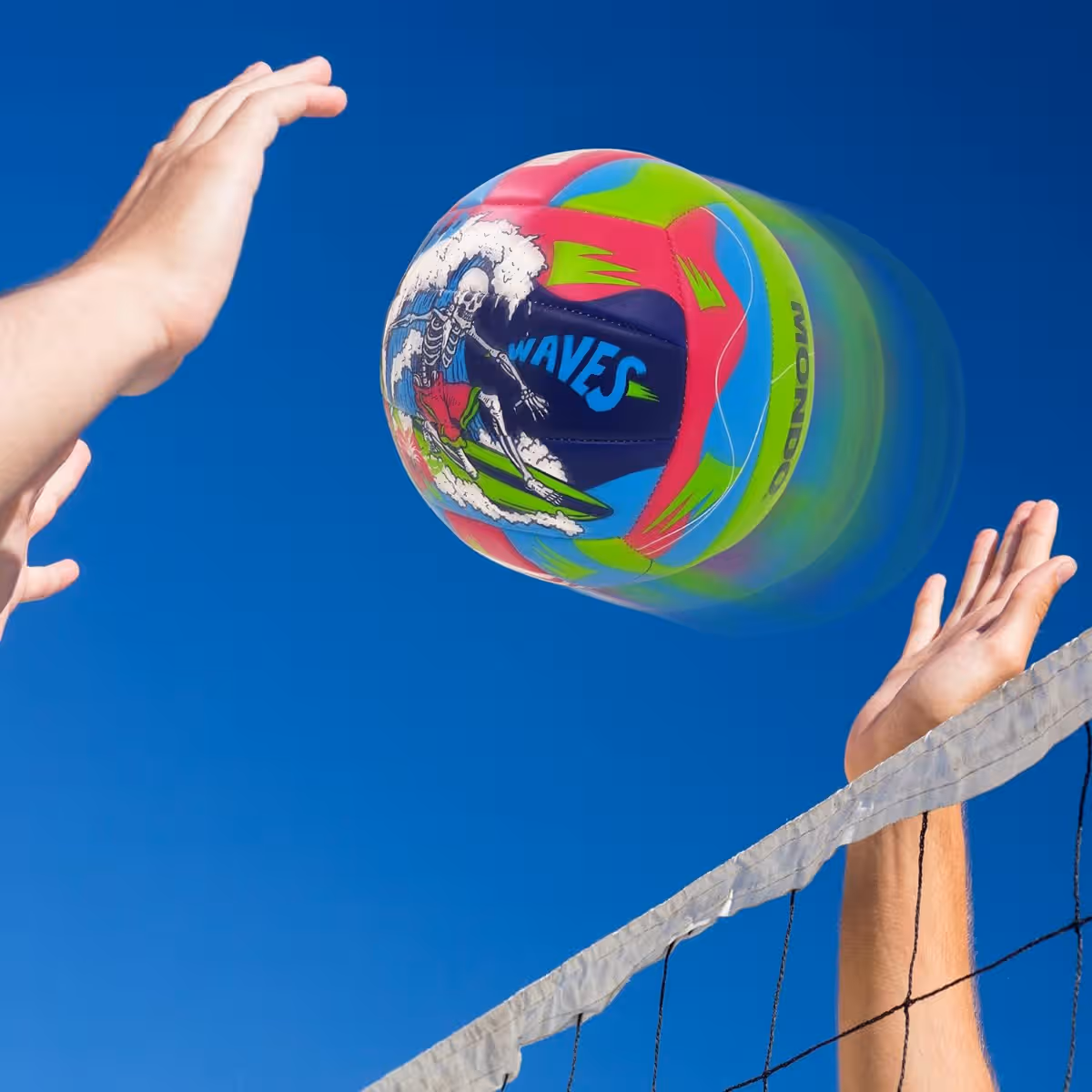Mondo Beach V. Wild Waves (Size 5) Volleyball Unisex, 3-4 Years