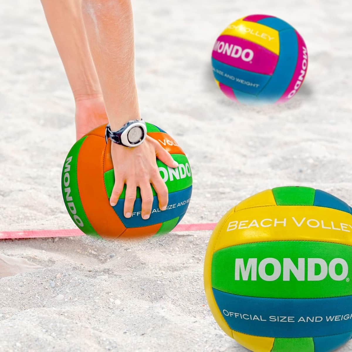Mondo Beach Volleyball Assorted Ball Unisex, 3-4 Years