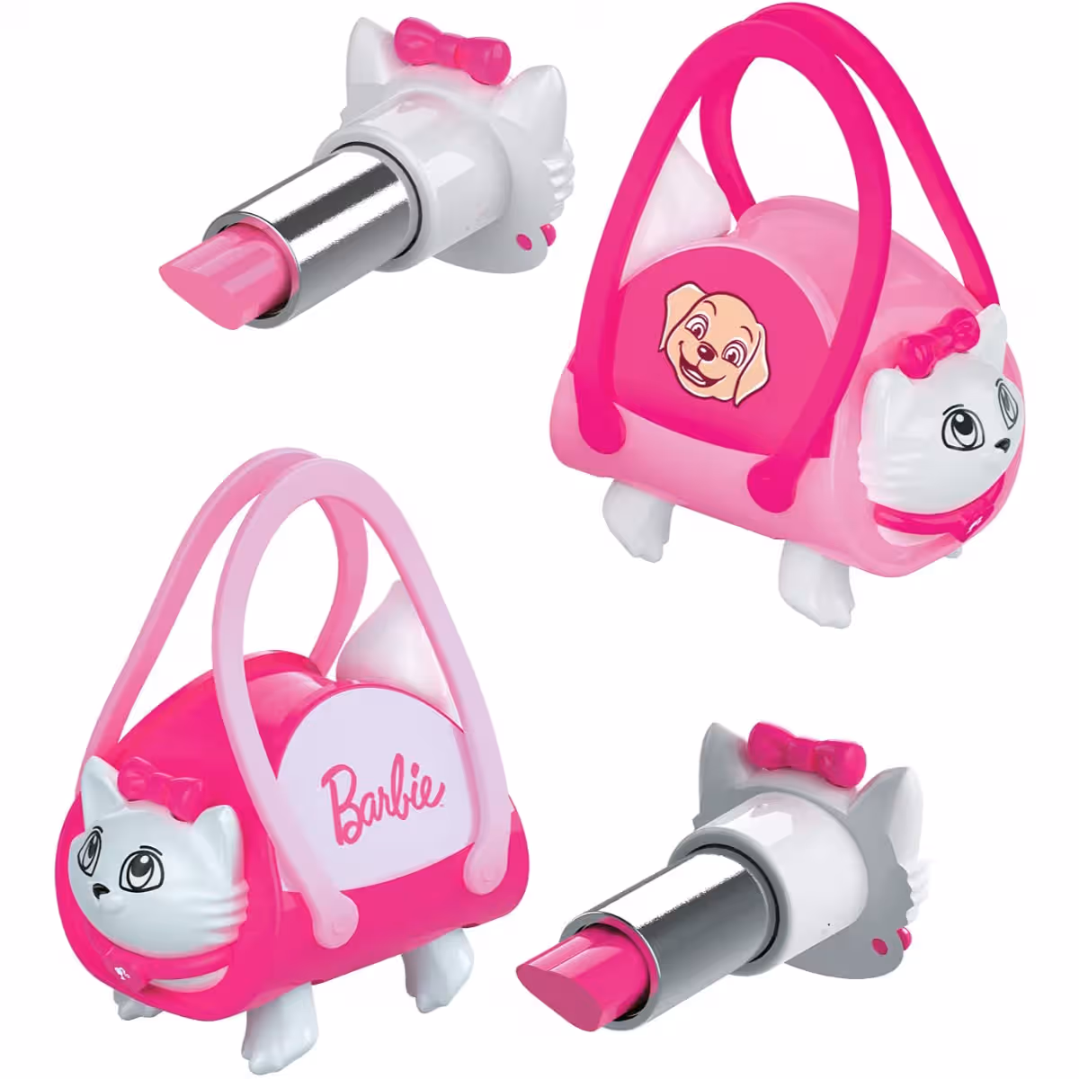 Mondo Cat Shaped Assorted Barbie Bag with Lipstick Girls, 5-7 Years