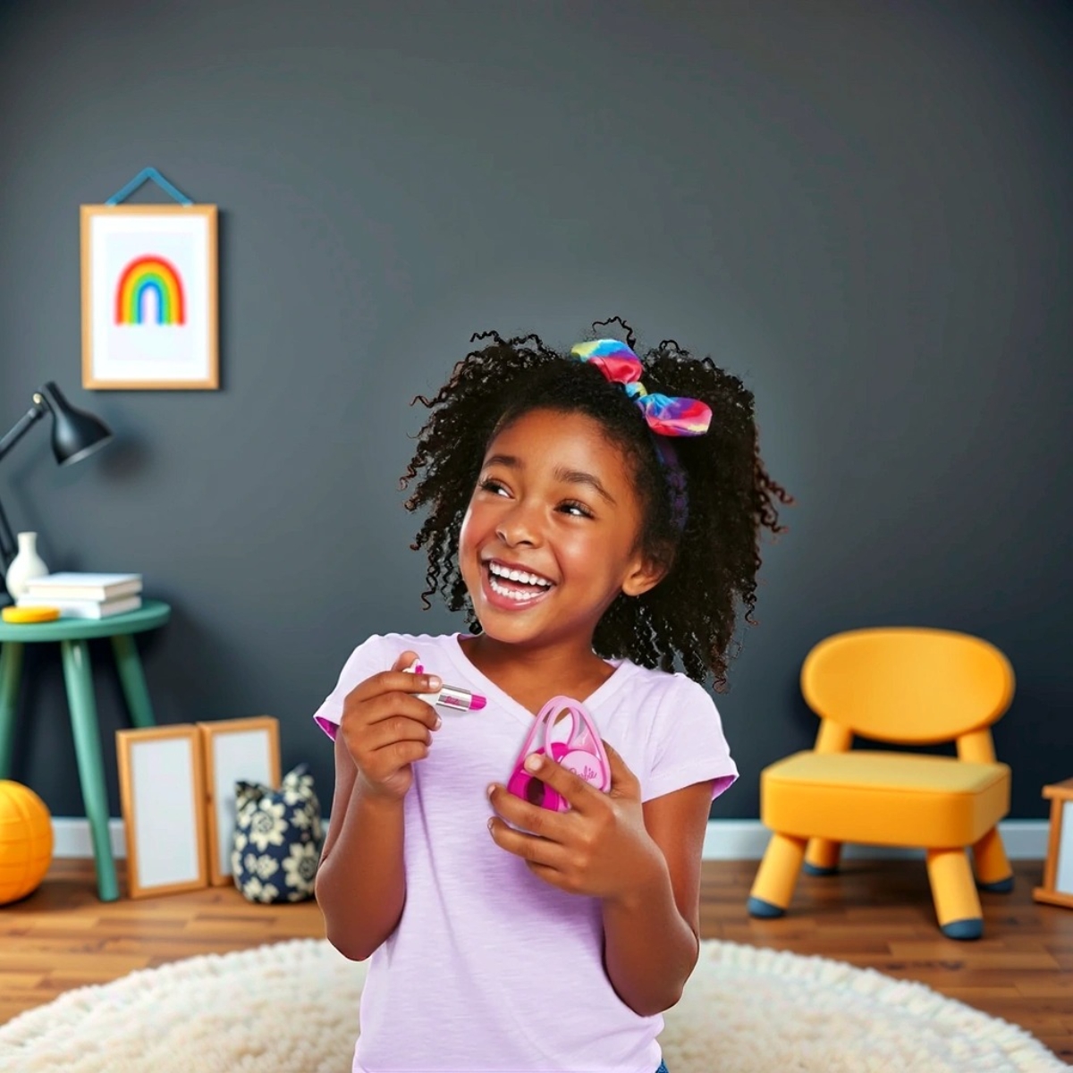 Mondo Cat Shaped Assorted Barbie Bag with Lipstick Girls, 5-7 Years