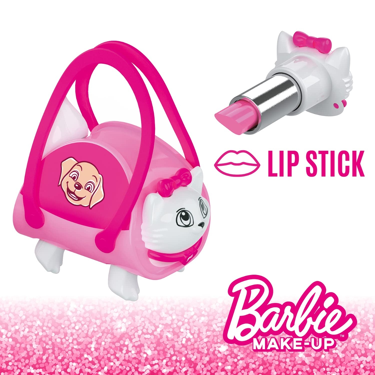 Mondo Cat Shaped Assorted Barbie Bag with Lipstick Girls, 5-7 Years
