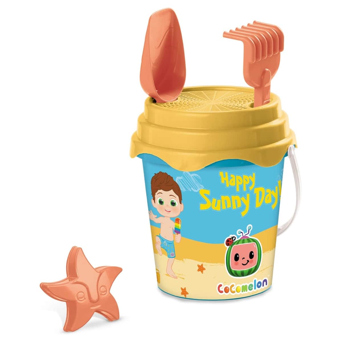 Mondo Cocomelon Beach Bucket Set Unisex, 3-4 Years