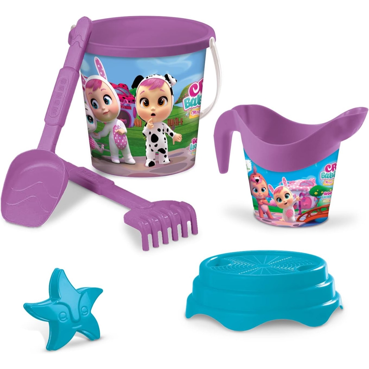 Mondo Cry Babies Beach Bucket Set Unisex, 3-4 Years
