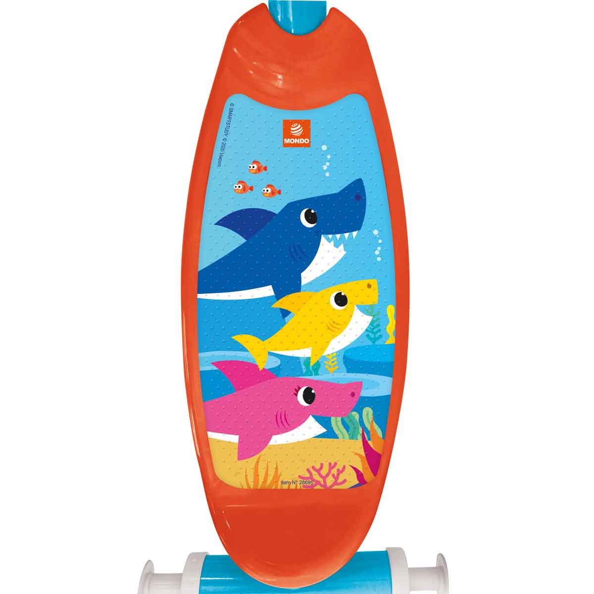 Mondo 3-Wheels My 1st Baby Shark Ride-On Scooter Unisex, 3-4 Years