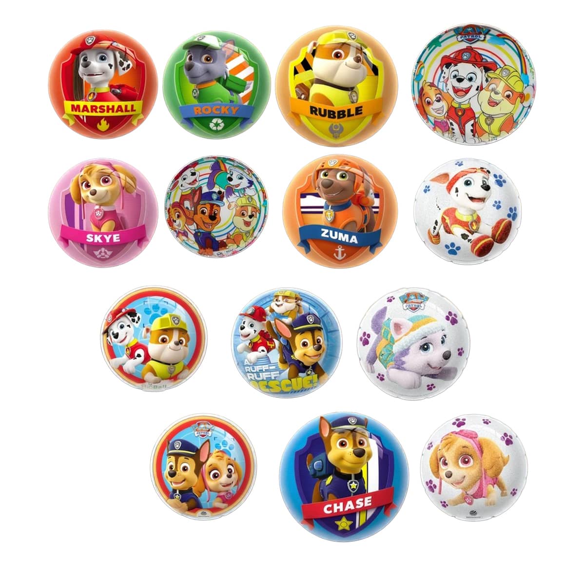 Mondo Paw Patrol Assorted Inflatable Ball Unisex, 3-4 Years