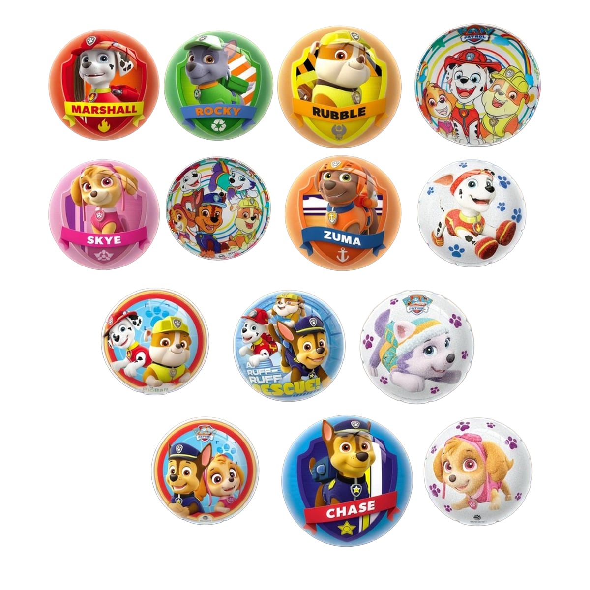 Mondo Paw Patrol Assorted Inflatable Ball Unisex, 3-4 Years