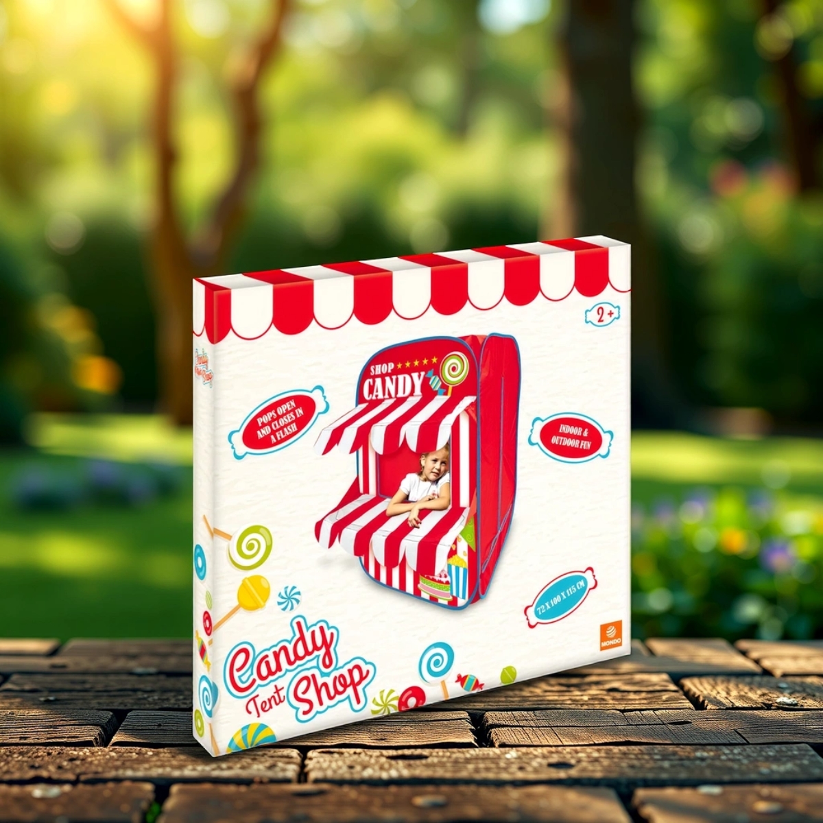 Mondo Pop-Up Candy Shop Pretend Play Tent Unisex, 3-4 Years