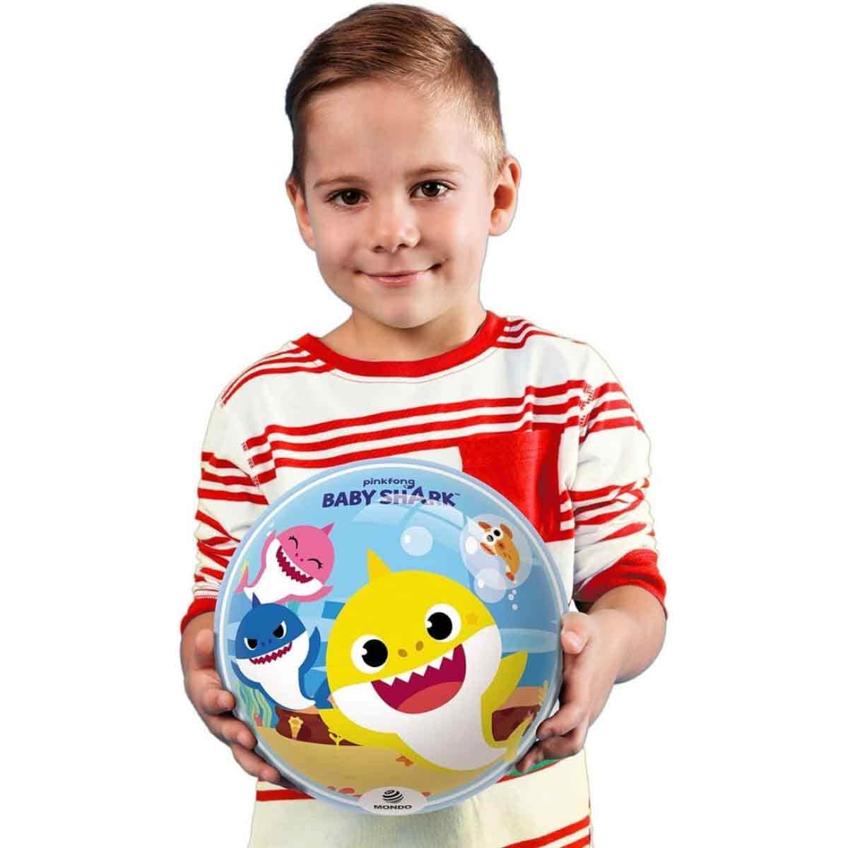 Mondo 9" Baby Shark Assorted PVC Ball Unisex, 3-4 Years