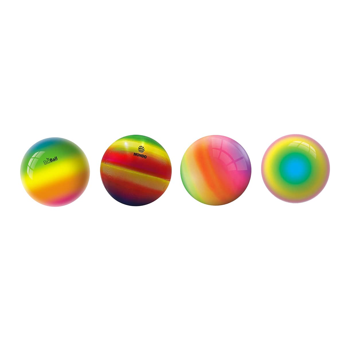 Mondo Rainbow Assorted Inflatable Ball Unisex, 3-4 Years