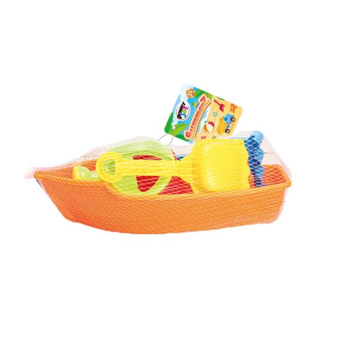 Mondo 6-Piece Summerz Assorted Boat Set Unisex, 3-4 Years