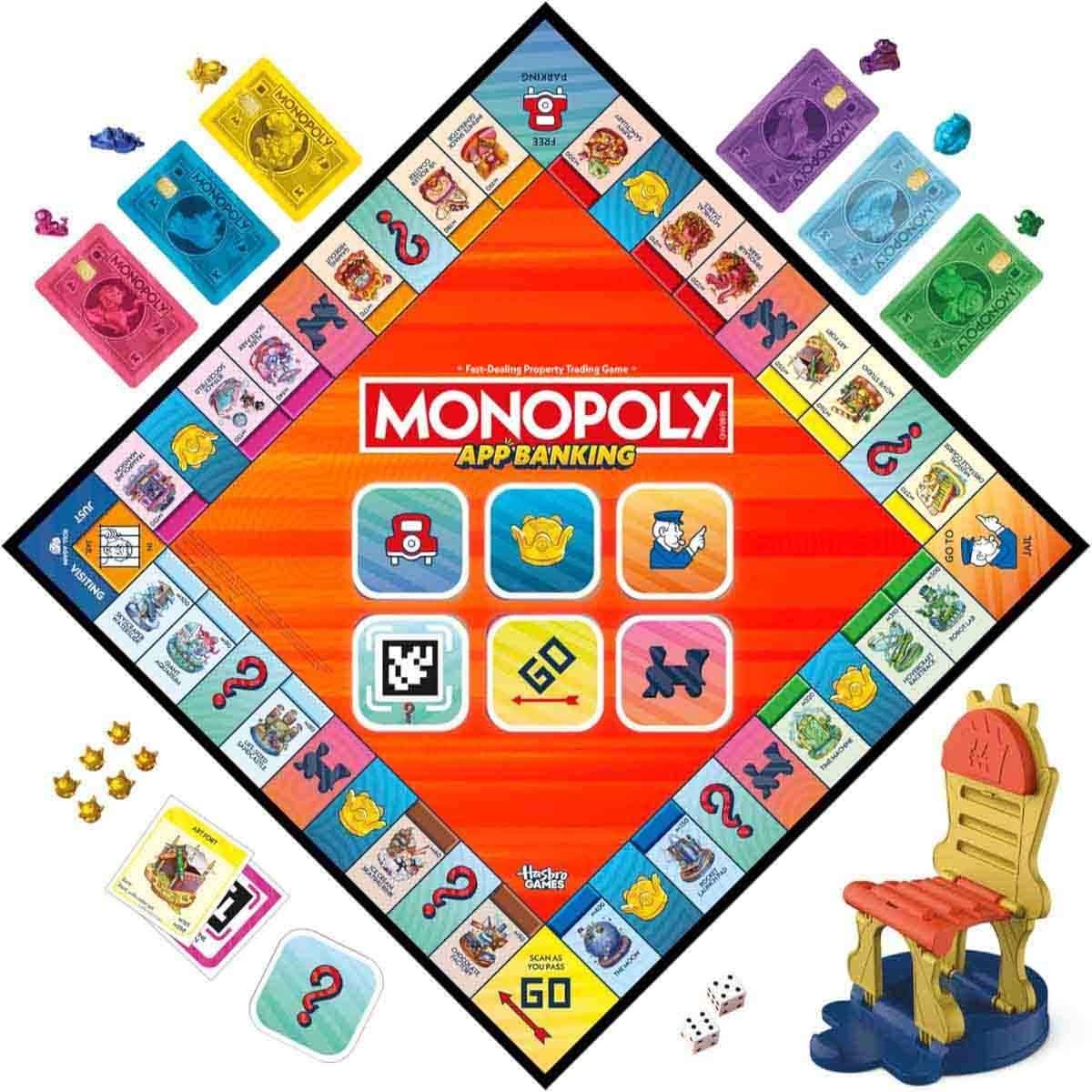 Monopoly APP Banking with Hasbro Guess Who? & Cluedo Classic Mystery Board Game Bundle Unisex, 8-10 Years