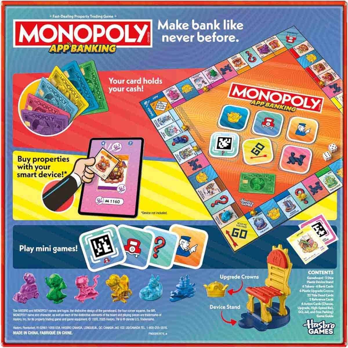 Monopoly APP Banking with Hasbro Guess Who? & Cluedo Classic Mystery Board Game Bundle Unisex, 8-10 Years