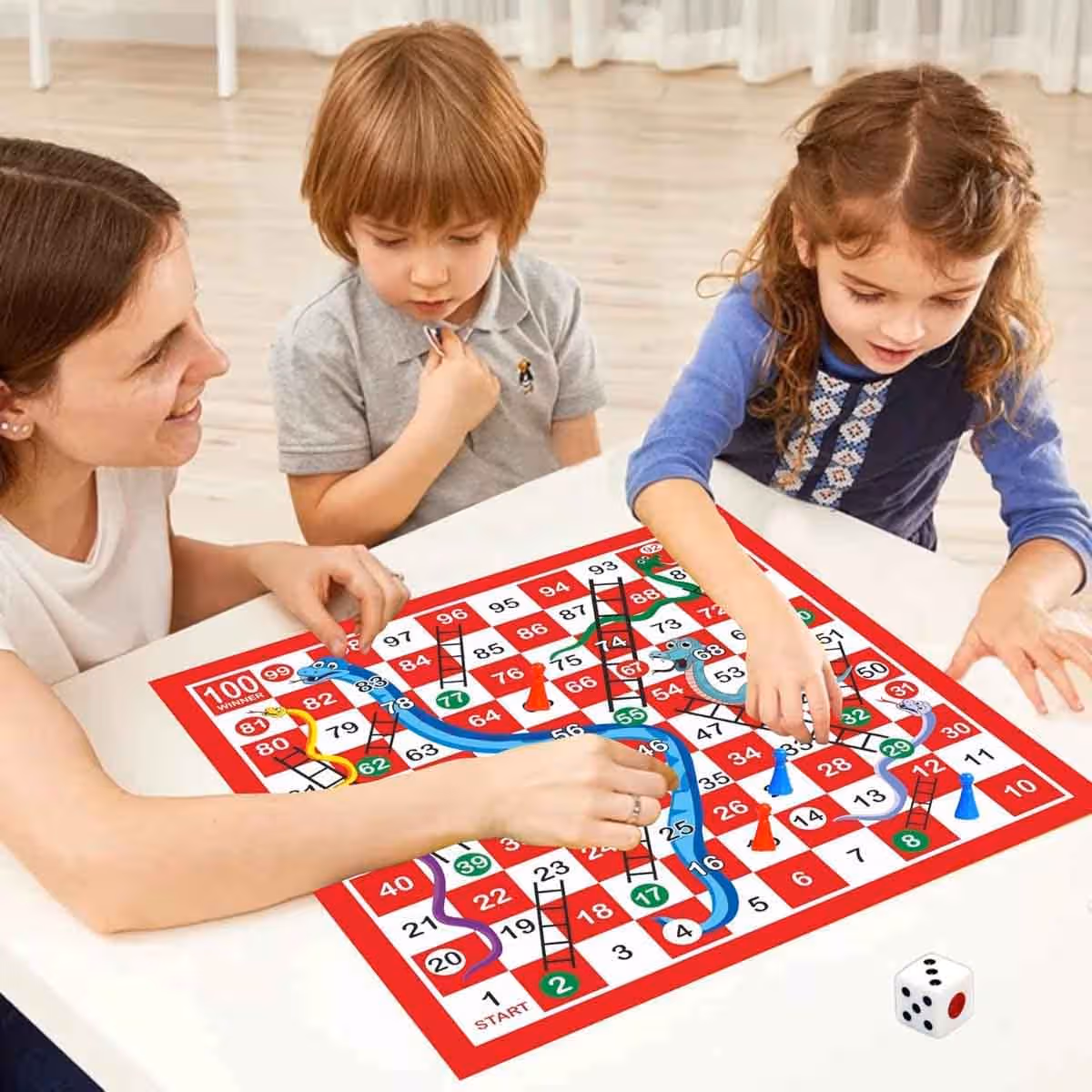 Monopoly Card & Classic Board Game with Ankit Toys Ludo Snake & Ladders Board Game Bundle Pack Unisex, 8-10 Years