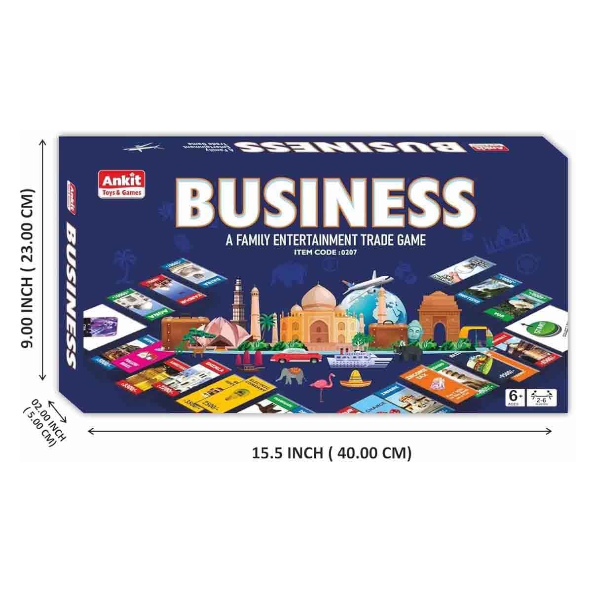 Monopoly Card Game with Ankit Toys Sequel Jumbo & Business Board Game Bundle Pack Unisex, 5-7 Years