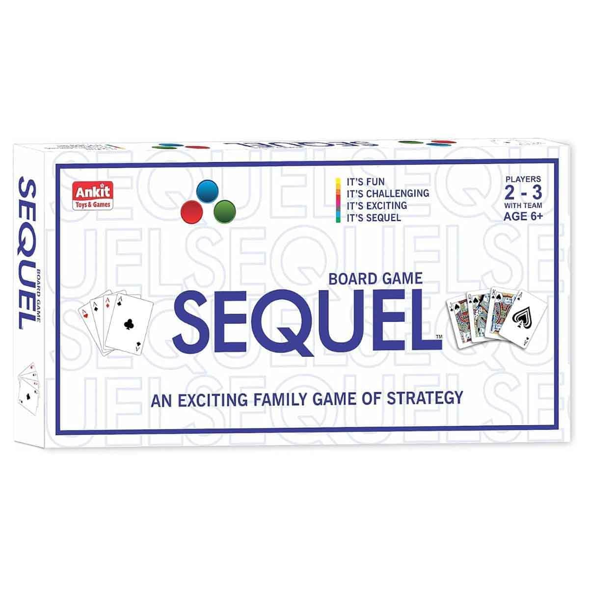 Monopoly Card Game with Ankit Toys Sequel Jumbo & Business Board Game Bundle Pack Unisex, 5-7 Years