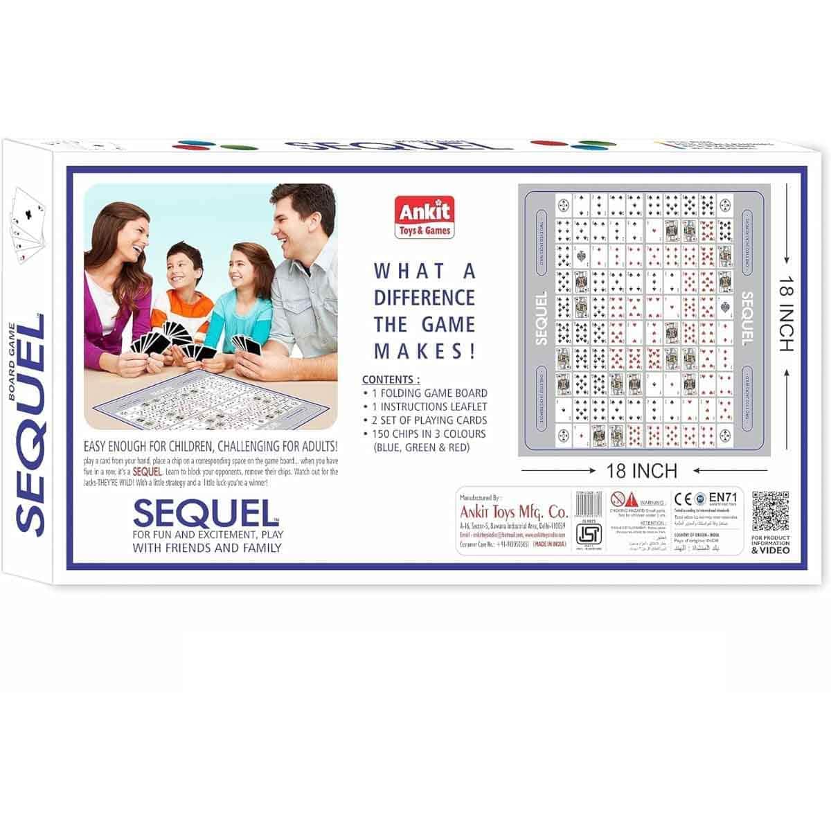 Monopoly Card Game with Ankit Toys Sequel Jumbo & Business Board Game Bundle Pack Unisex, 5-7 Years