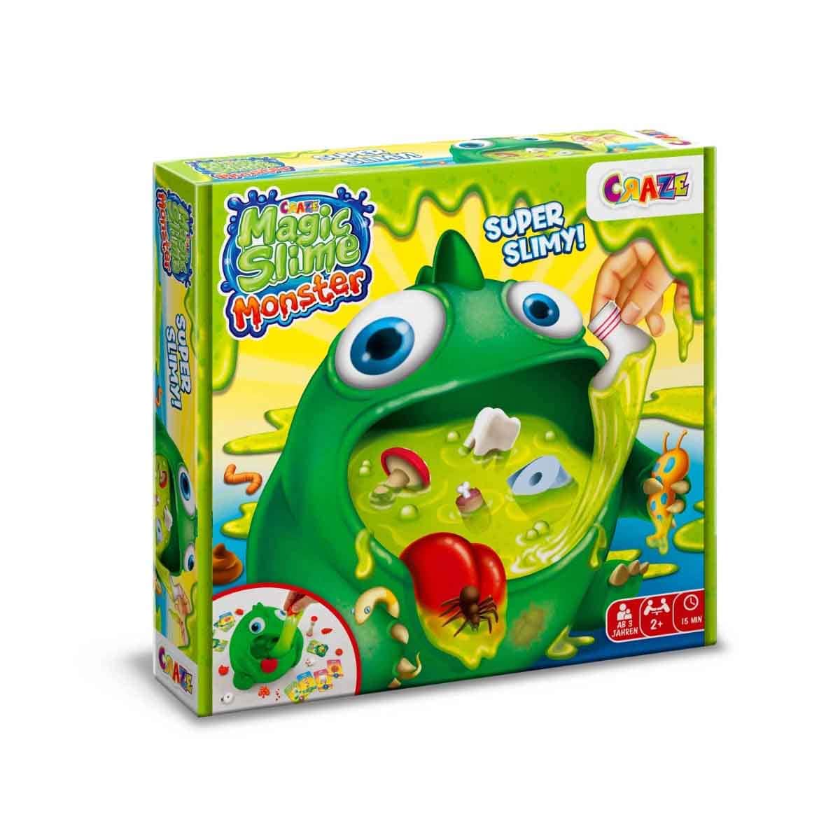 Monopoly Card Game with Craze Slime Monster & Ankit Toys Chess Board Game Bundle Pack Unisex, 5-7 Years