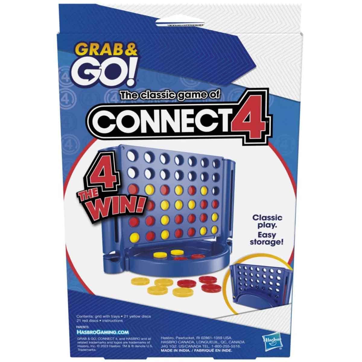 Monopoly Deal Arabic & Buy Everything with Hasbro Gaming Connect 4 Grab & Go Board Game Bundle Unisex, 8-10 Years