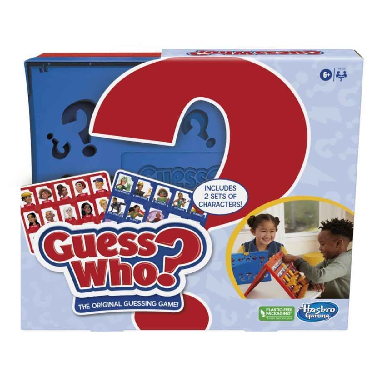 Monopoly Deal Arabic with Hasbro Guess Who? & Connect 4 Frenzy Board Game Bundle Unisex, 8-10 Years