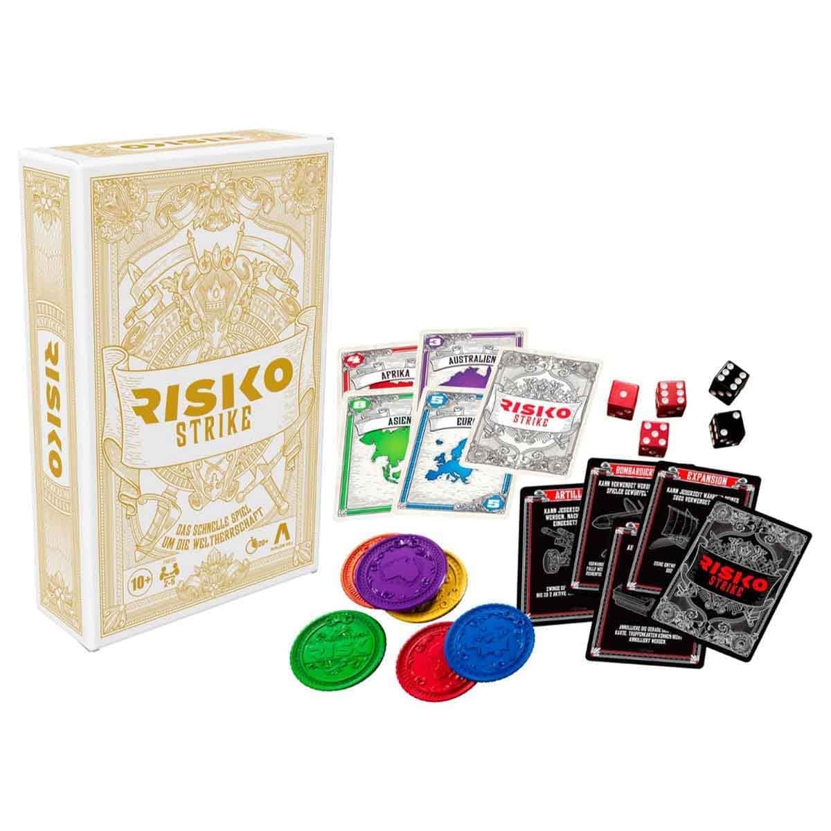 Monopoly Deal Harry Potter & Hasbro Gaming Risk Strike Board Game Bundle Unisex, 11-12 Years