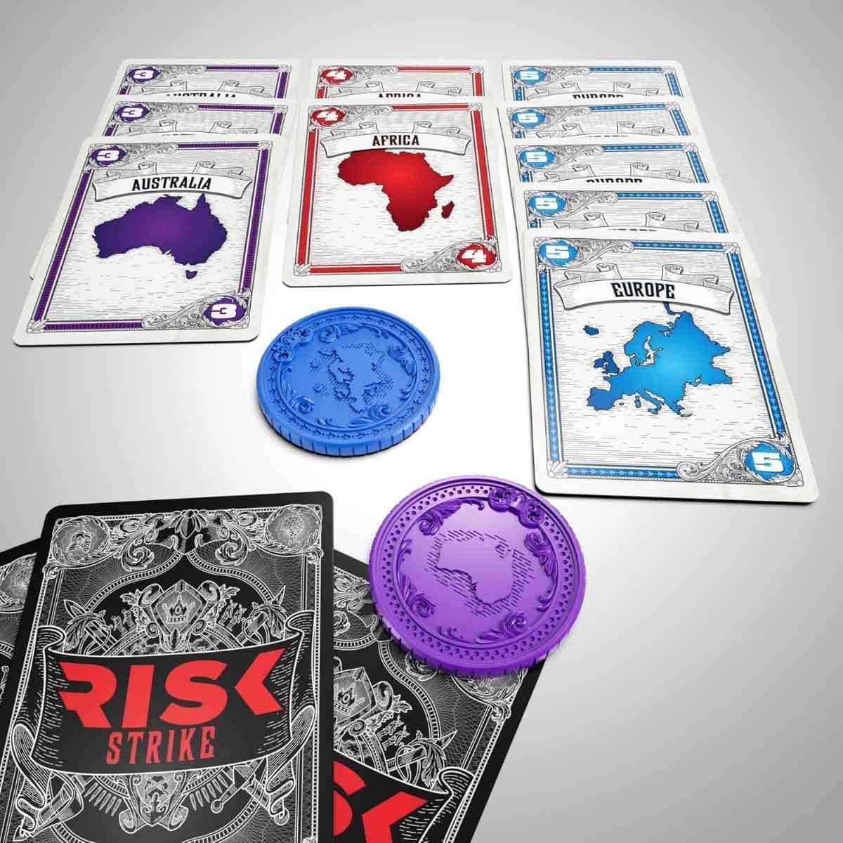 Monopoly Deal Harry Potter & Hasbro Gaming Risk Strike Board Game Bundle Unisex, 11-12 Years
