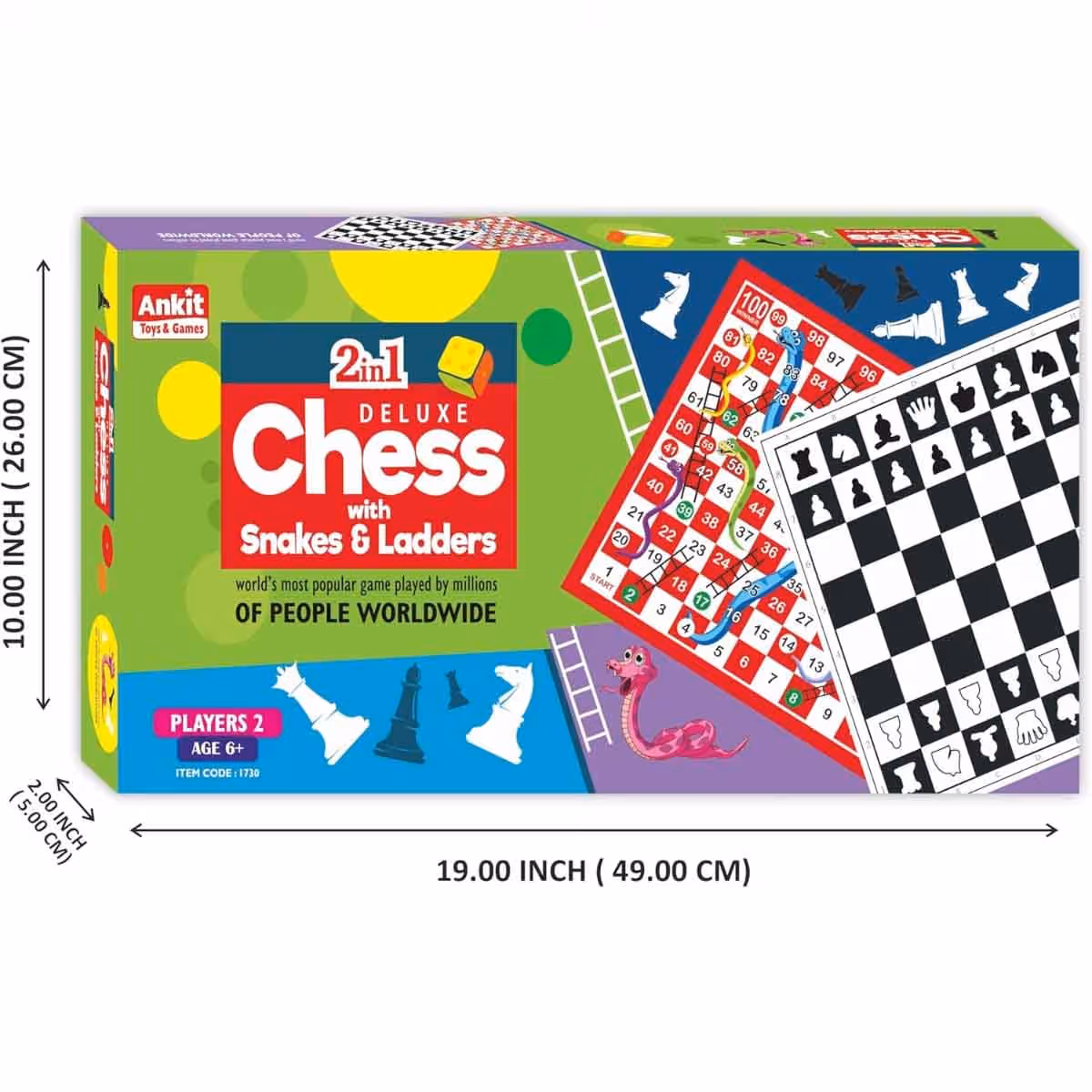 Monopoly Deal Harry Potter with Ankit Toys Deluxe Chess & Crossword Board Game Bundle Pack Unisex, 8-10 Years