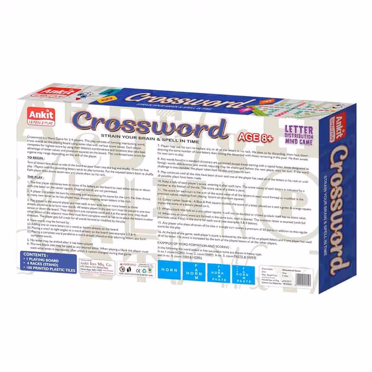 Monopoly Deal Harry Potter with Ankit Toys Deluxe Chess & Crossword Board Game Bundle Pack Unisex, 8-10 Years