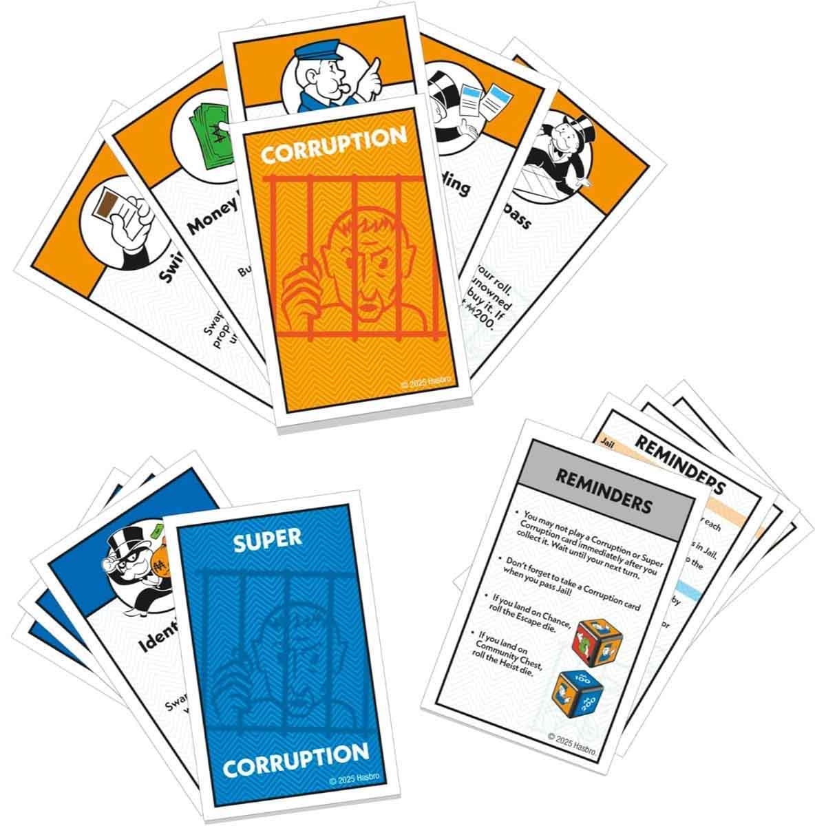 Monopoly Deal Harry Potter with Grab & Go & Go To Jail Board Game Bundle Unisex, 8-10 Years