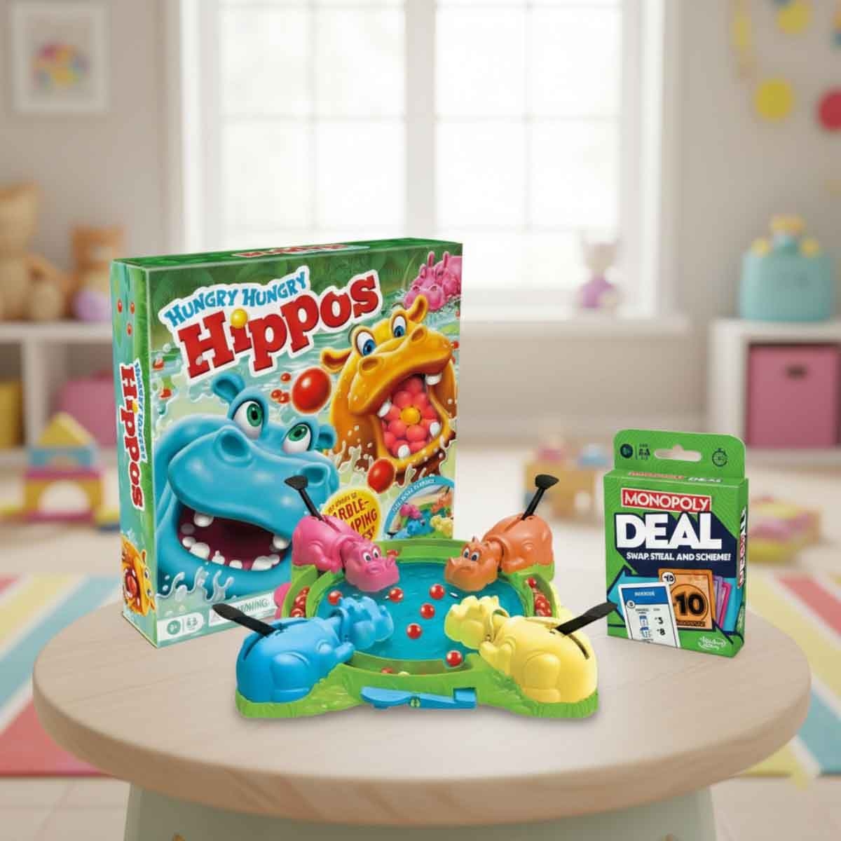 مونوبولي مجموعة لعبة مونوبولي ديل ريفريش مع هاسبرو جيمينج هنغري هنغري هيبوز، للجنسين، 8-10 سنوات