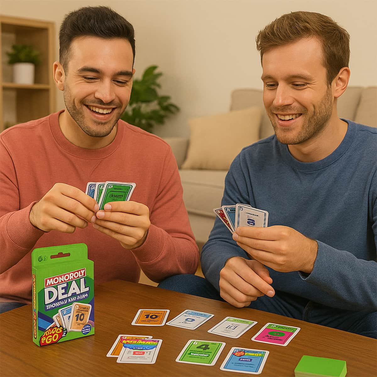 Monopoly Deal Refresh Card Game Unisex, 8-10 Years