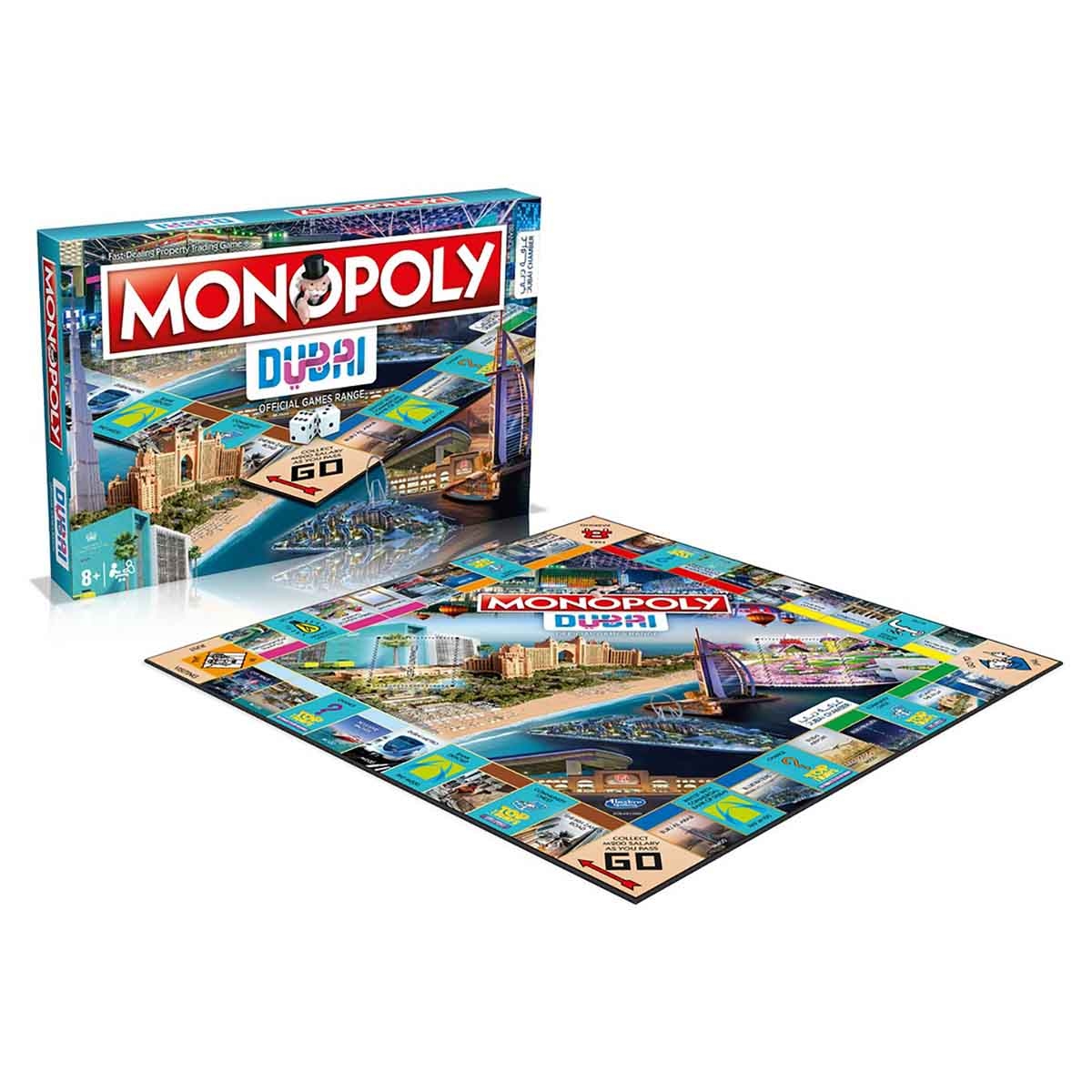 Monopoly Dubai Official Edition Board Game Unisex, 8-10 Years