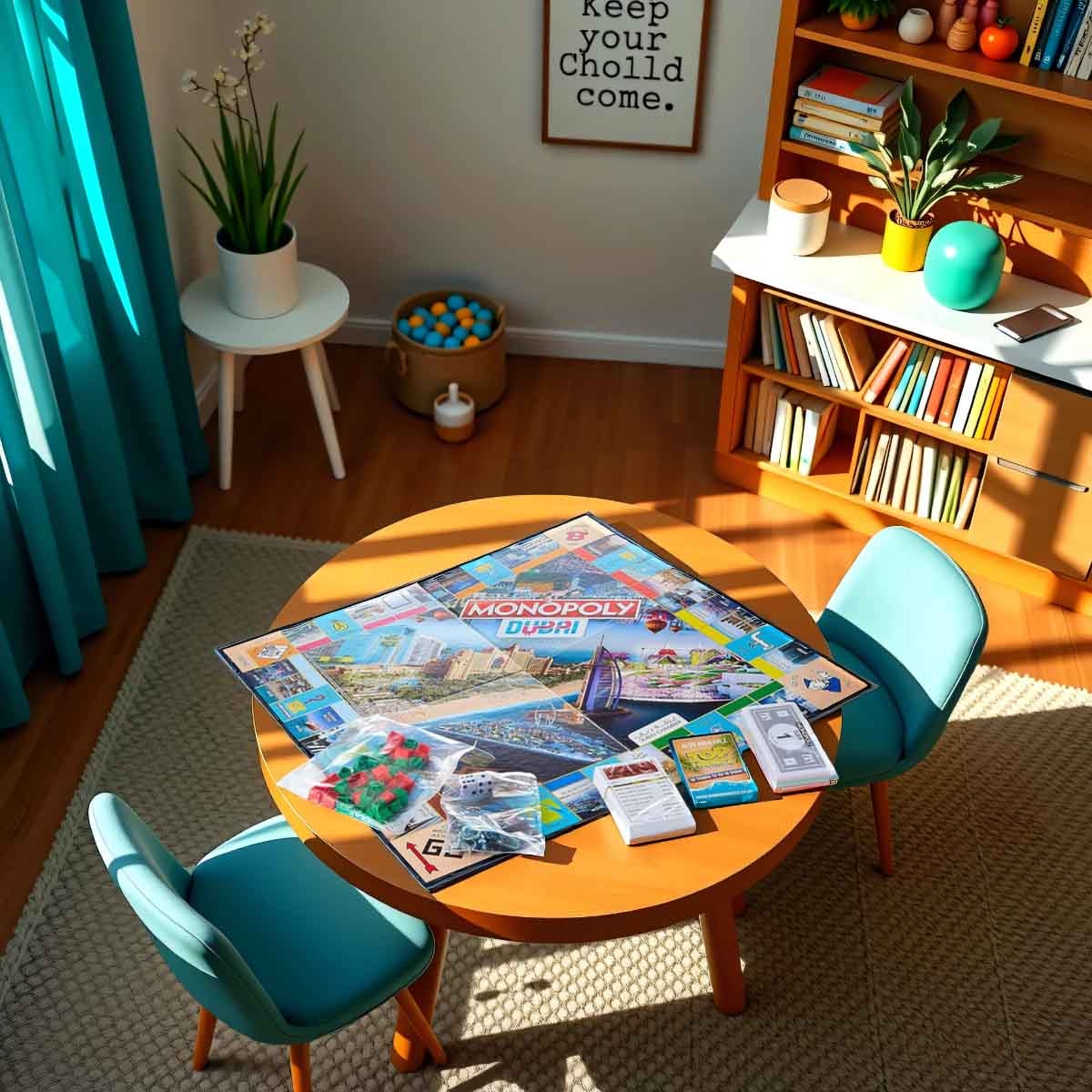 Monopoly Dubai Official Edition Board Game Unisex, 8-10 Years