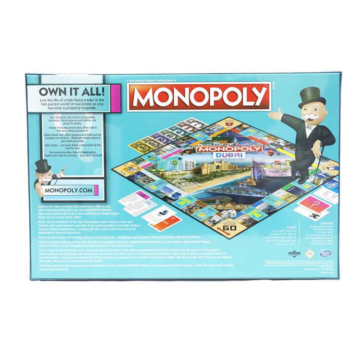 Monopoly Dubai Official Edition Board Game Unisex, 8-10 Years