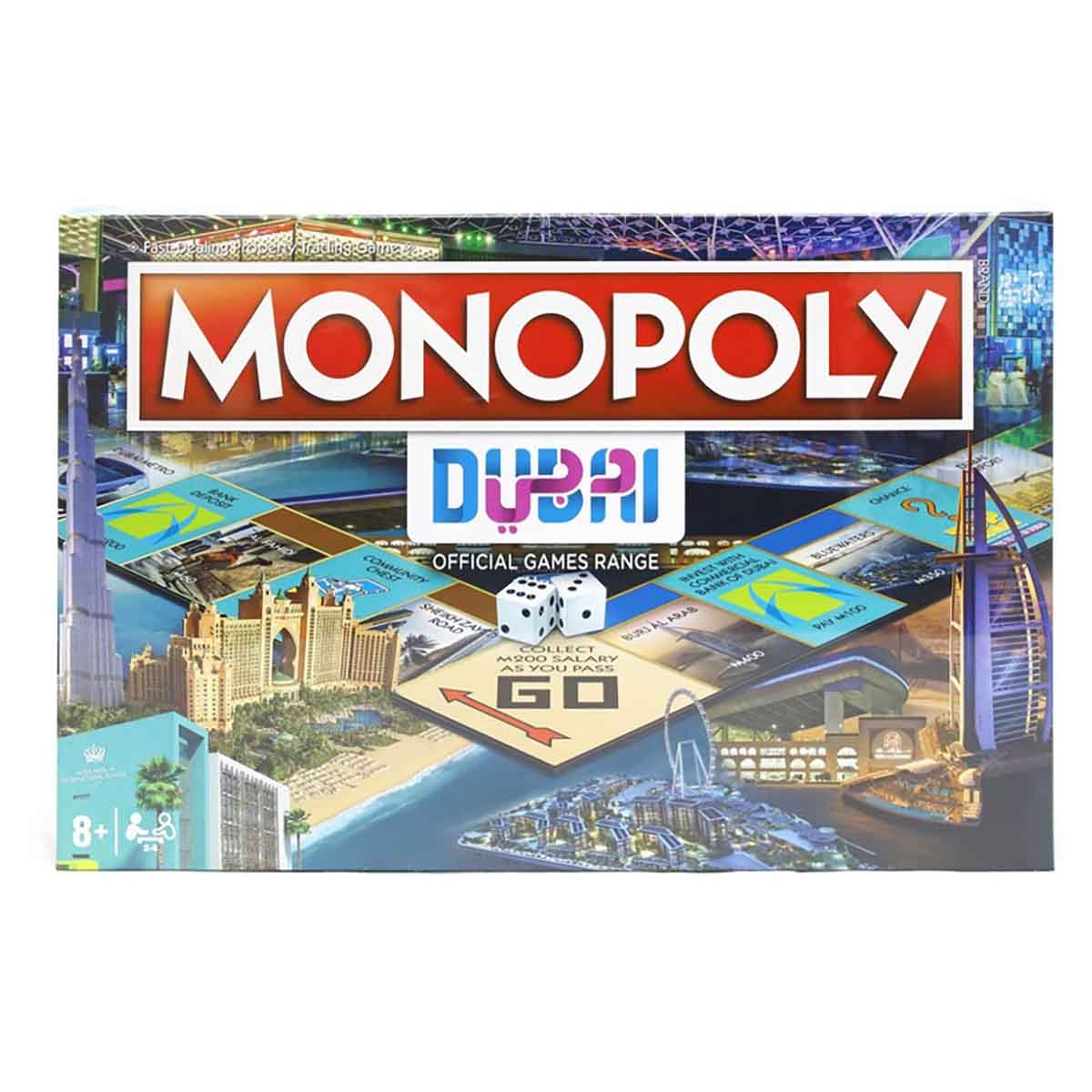 Monopoly Dubai Official Edition Board Game Unisex, 8-10 Years