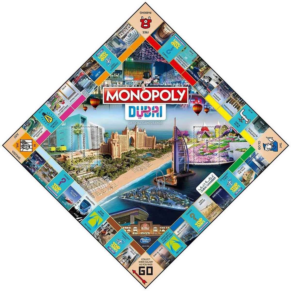 Monopoly Dubai Official Edition Board Game Unisex, 8-10 Years