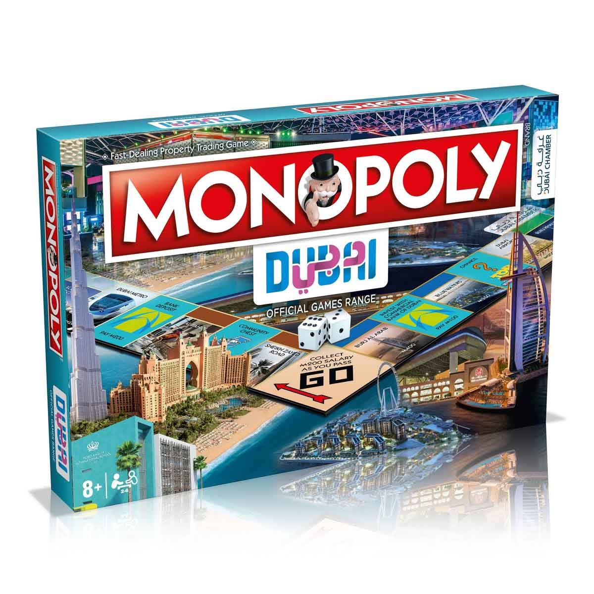 Monopoly Dubai Official Edition Board Game Unisex, 8-10 Years