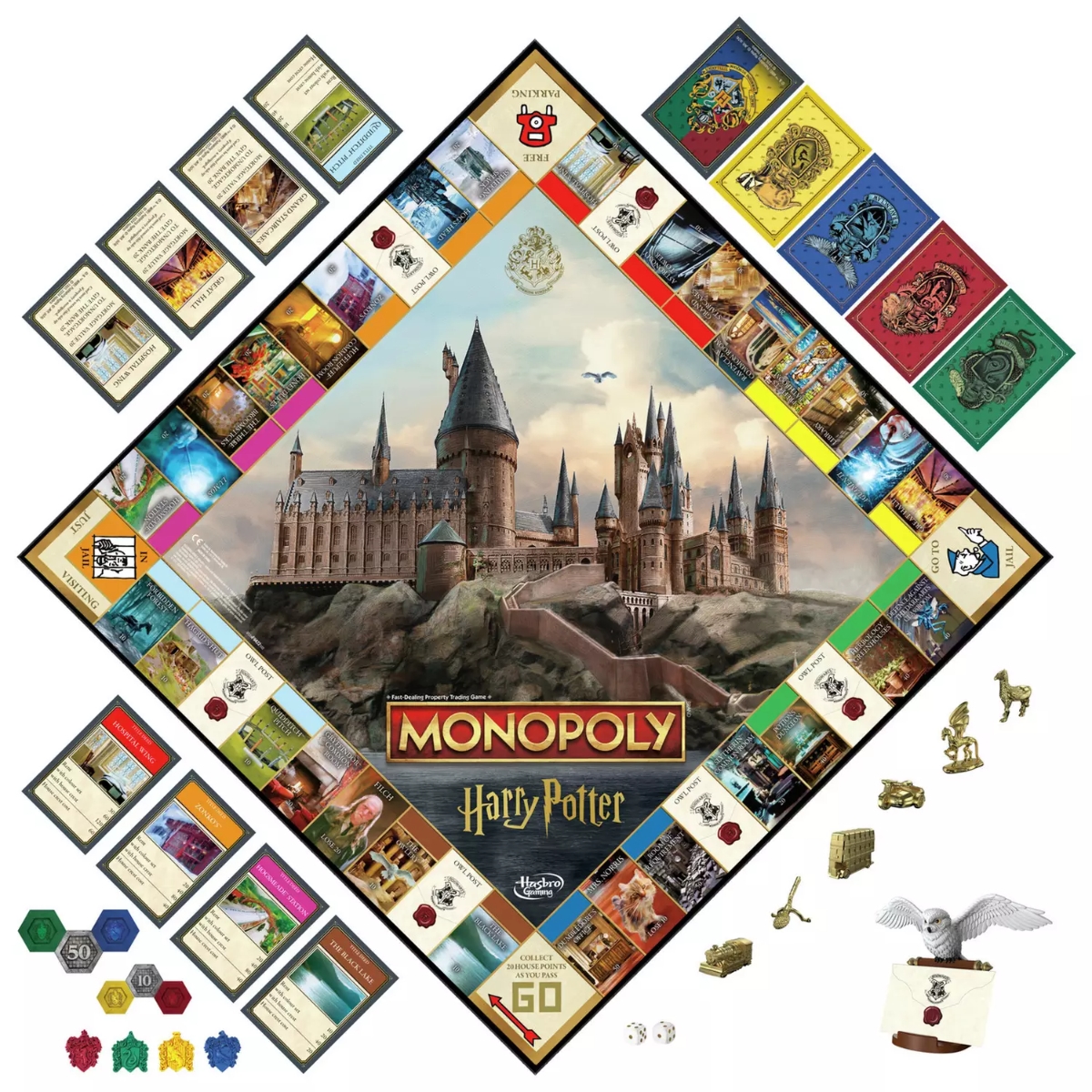 Monopoly Harry Potter Edition Board Game Unisex, 8-10 Years