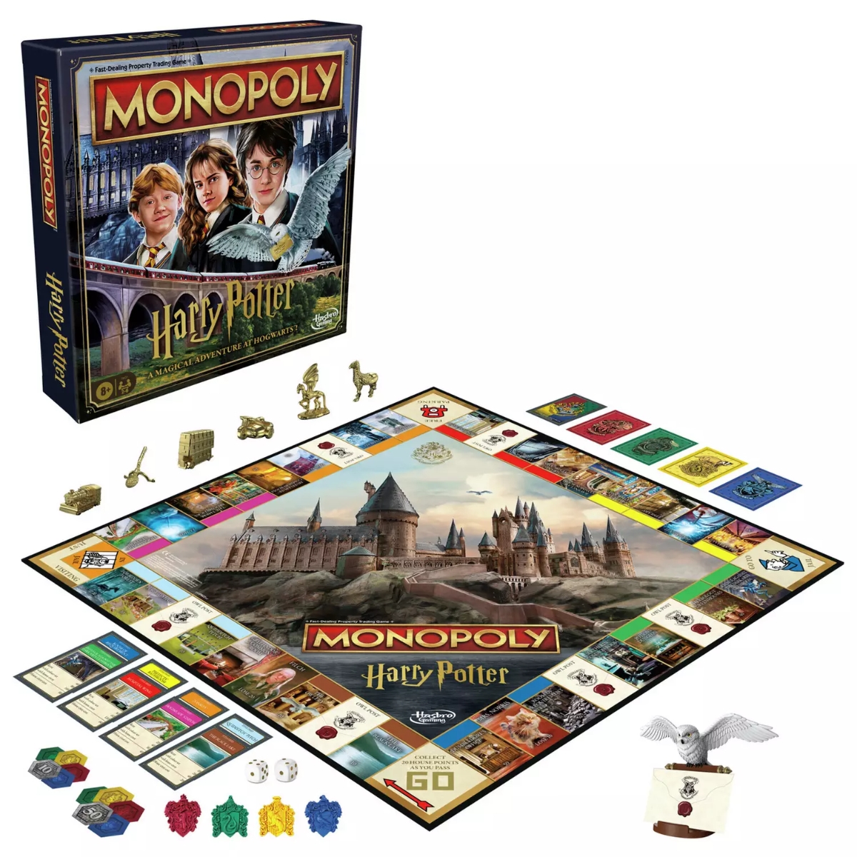 Monopoly Harry Potter Edition Board Game Unisex, 8-10 Years
