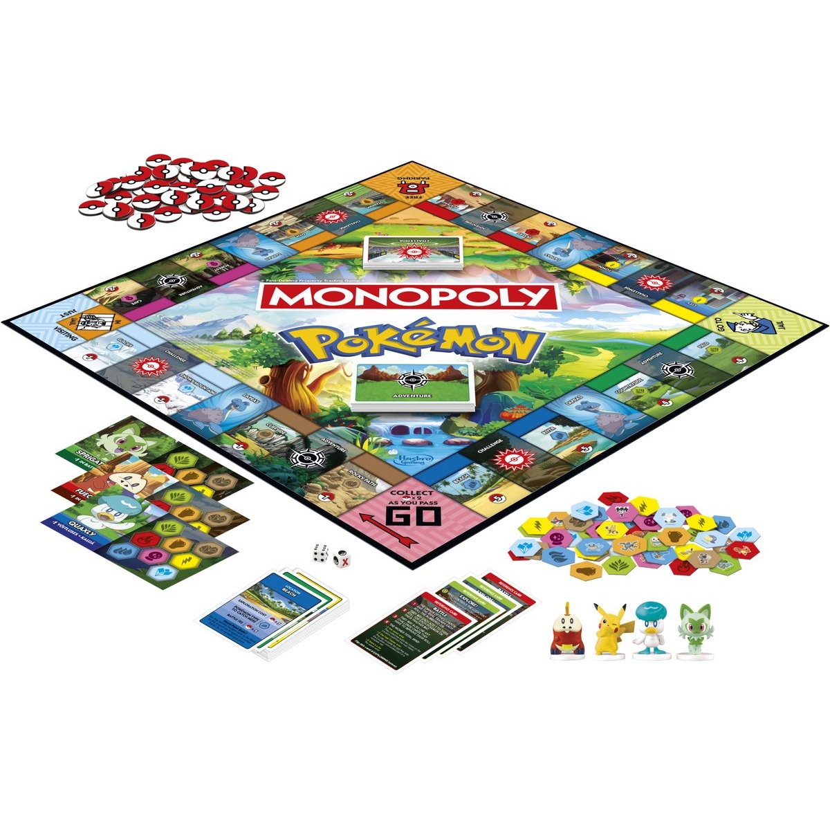 Monopoly Pokemon Edition Board Game Unisex, 8-10 Years