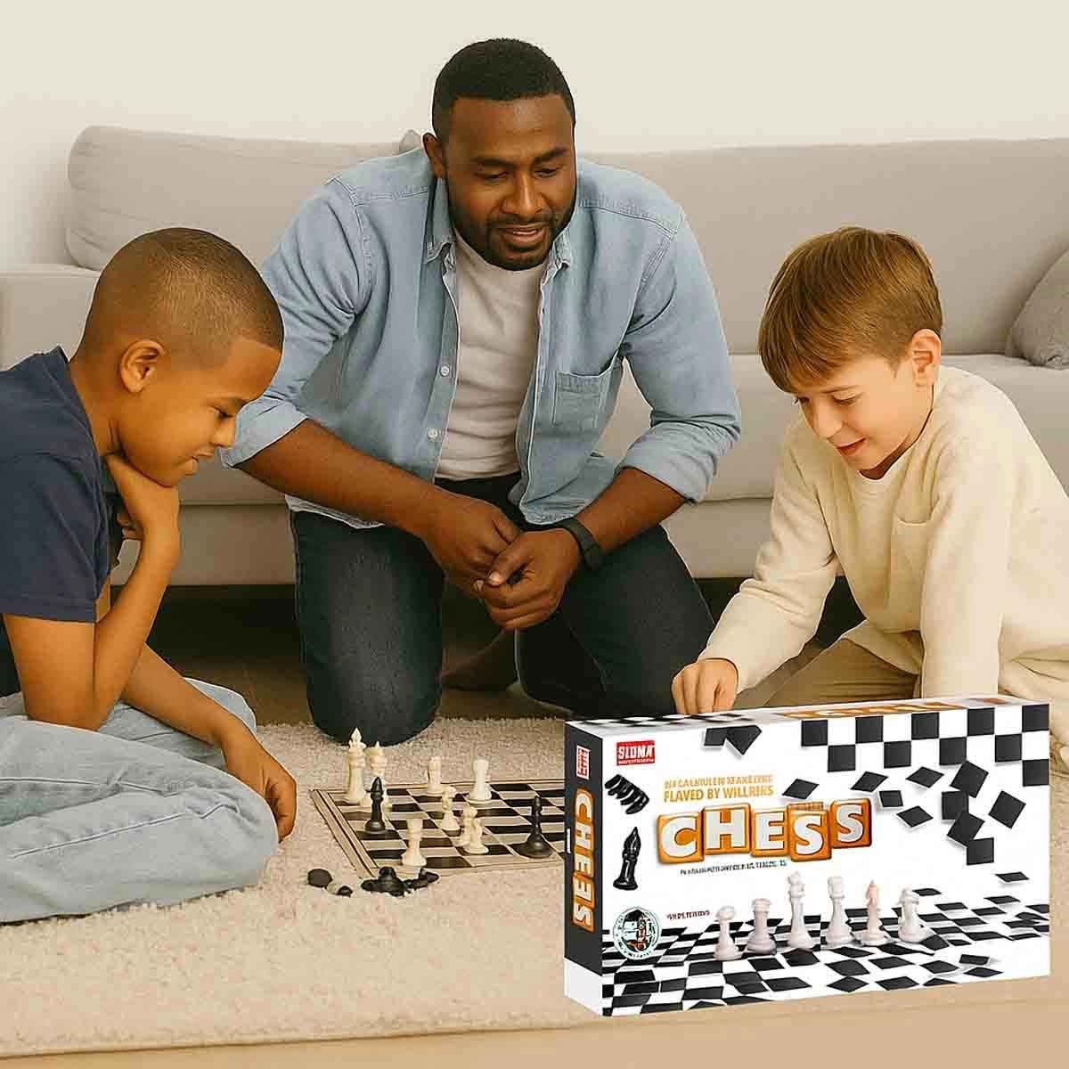 مونوبولي ستيتش مجموعة اللعبة مع تمبولا ولوح الشطرنج المتوسط من أنكيت تويز، للجنسين، 8-10 سنوات