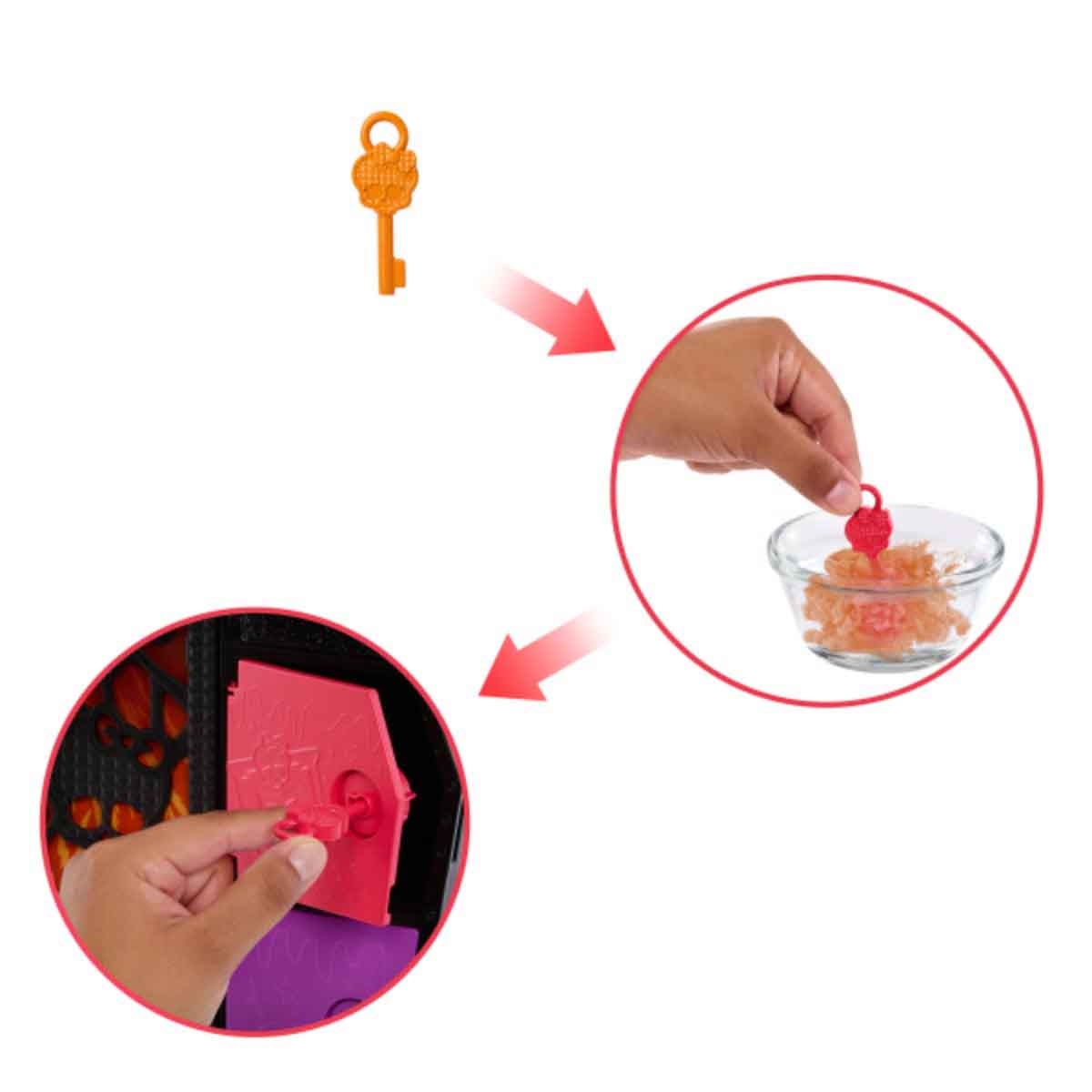 مونستر هاي دمية تورالي من سلسلة سكالتيميتس سيكريتس نيون فرايتس للبنات، 3-4 سنوات