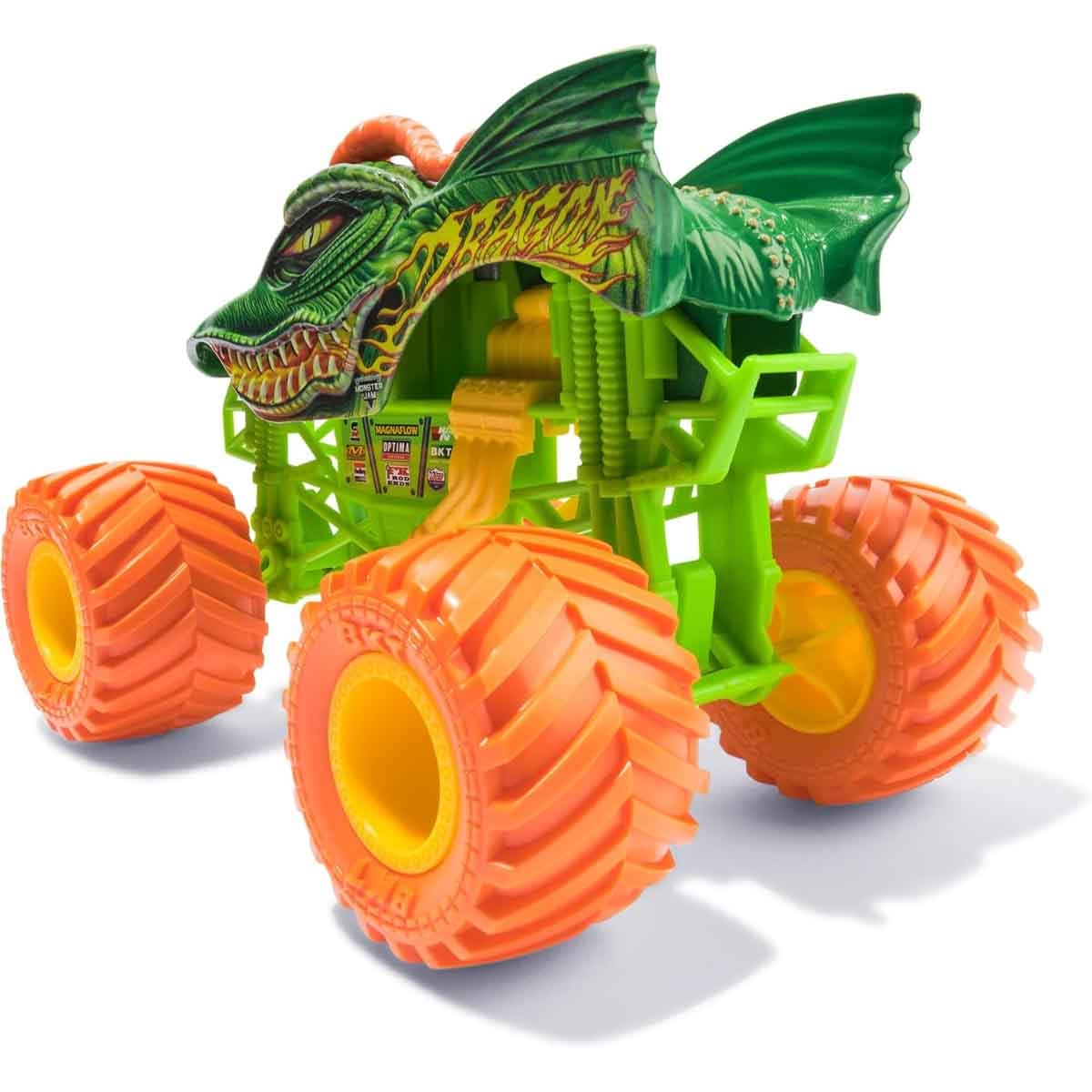 Monster Jam 1:24 Diecast Dragon M23 Monster Truck Unisex, 3-4 Years