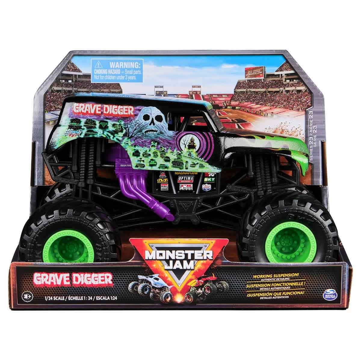 مونستر جام شاحنة غرايف ديغر M23 دايكاست 1:24 للجنسين، عمر 3-4 سنوات