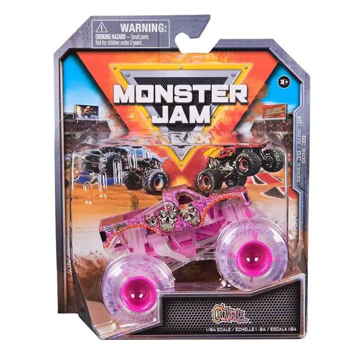 Monster Jam 1:64 Calavera Race Truck Unisex, 3-4 Years