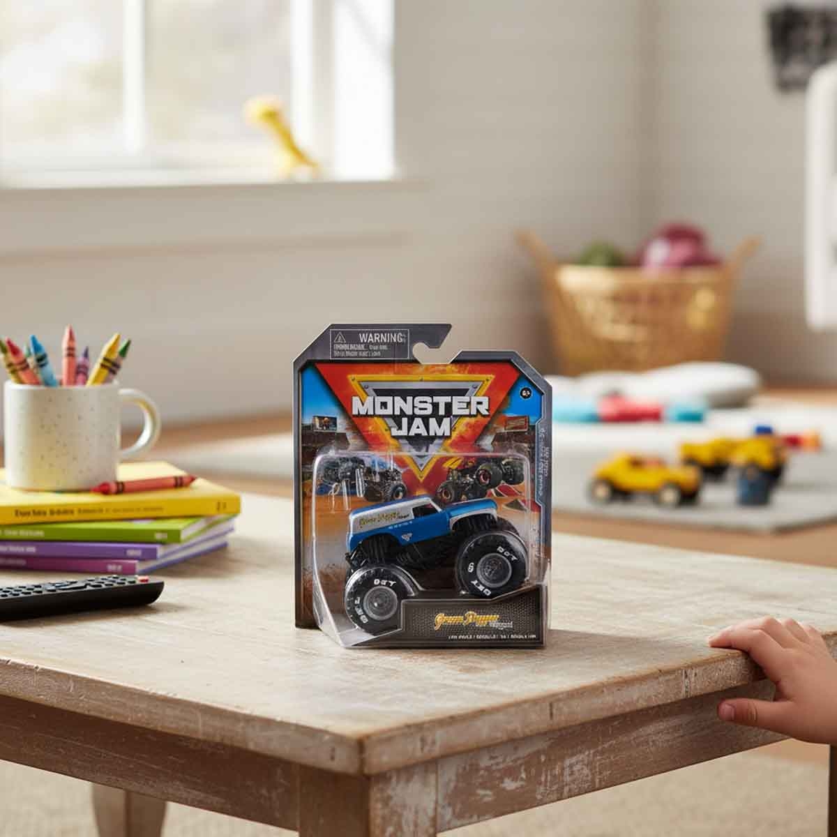 Monster Jam 1:64 Grave Digger Legend Race Truck Unisex, 3-4 Years