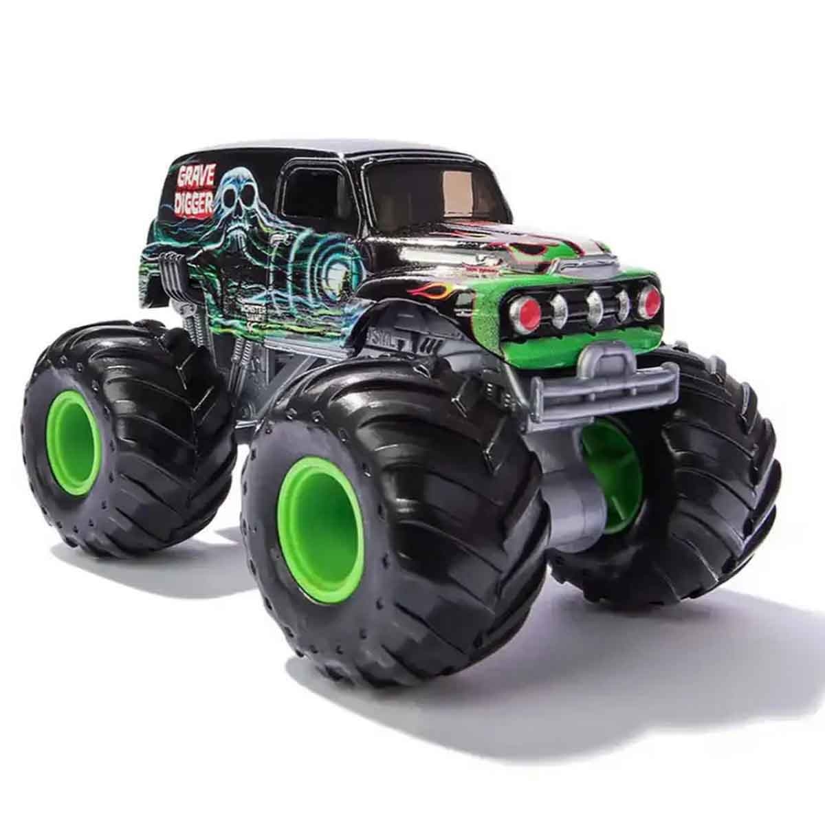 Monster Jam 1:64 Grave Digger Race Truck Unisex, 3-4 Years
