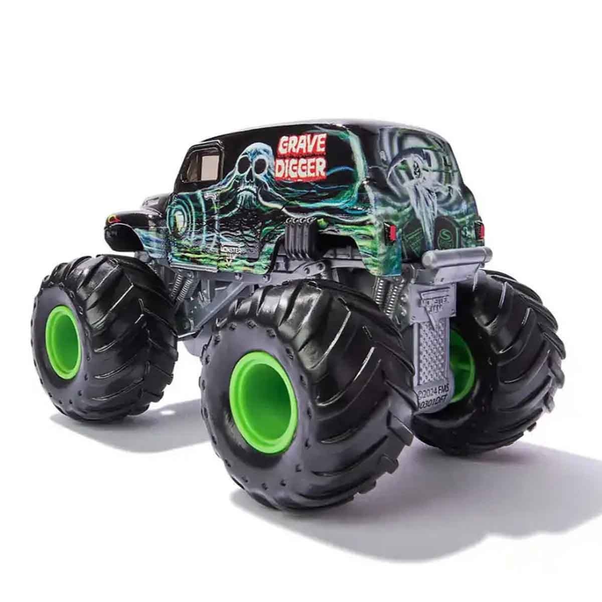 Monster Jam 1:64 Grave Digger Race Truck Unisex, 3-4 Years