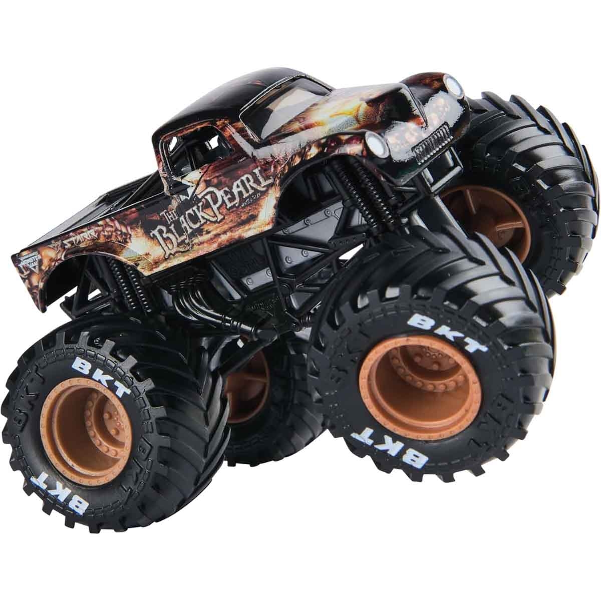 Monster Jam 1:64 Scale Black Pearl Vehicle Toy Unisex, 3-4 Years