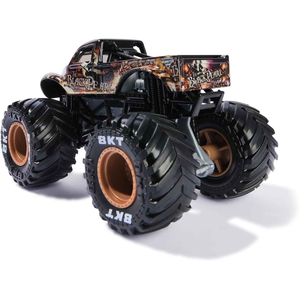 Monster Jam 1:64 Scale Black Pearl Vehicle Toy Unisex, 3-4 Years